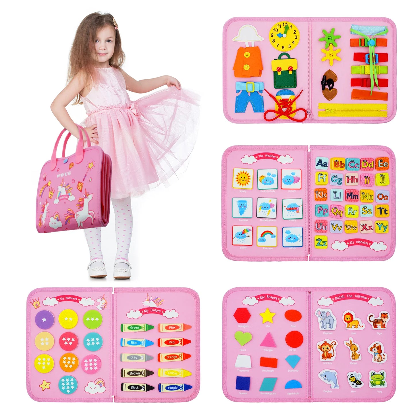 Busy Book Educational Briefcase Toy