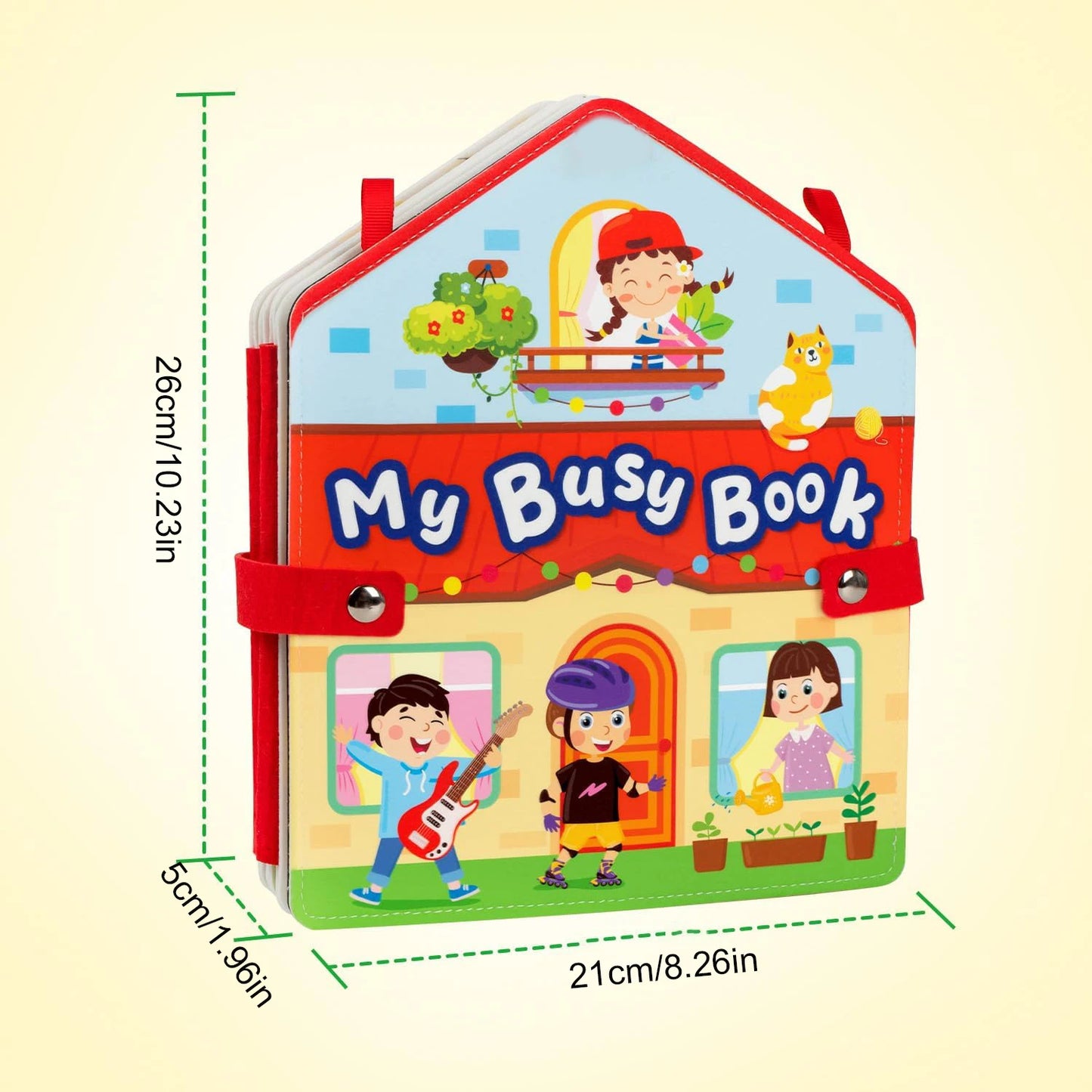 My Busy Book - The Educational Activity Book/Toy