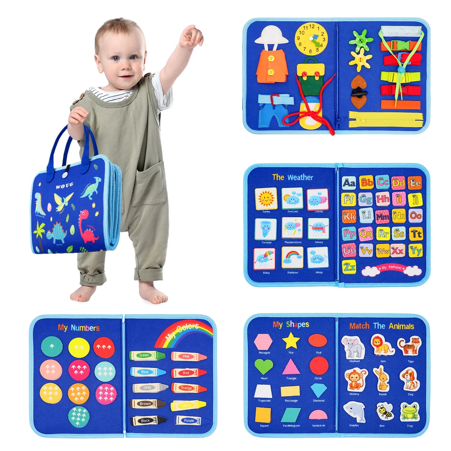 Busy Book Educational Briefcase Toy