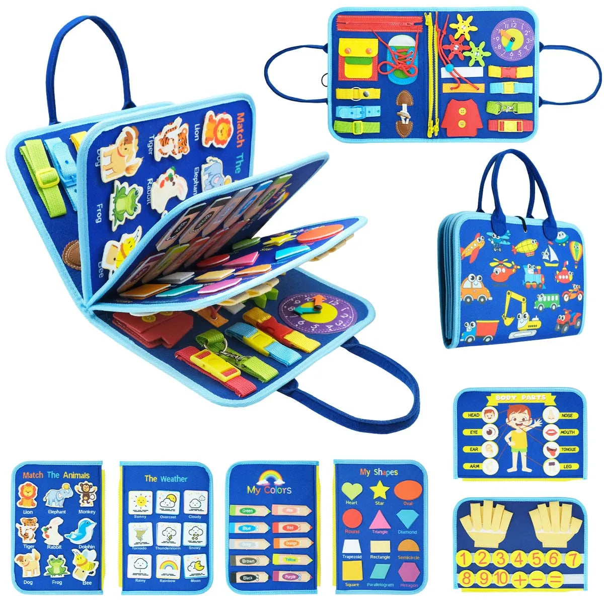 Busy Book Educational Briefcase Toy