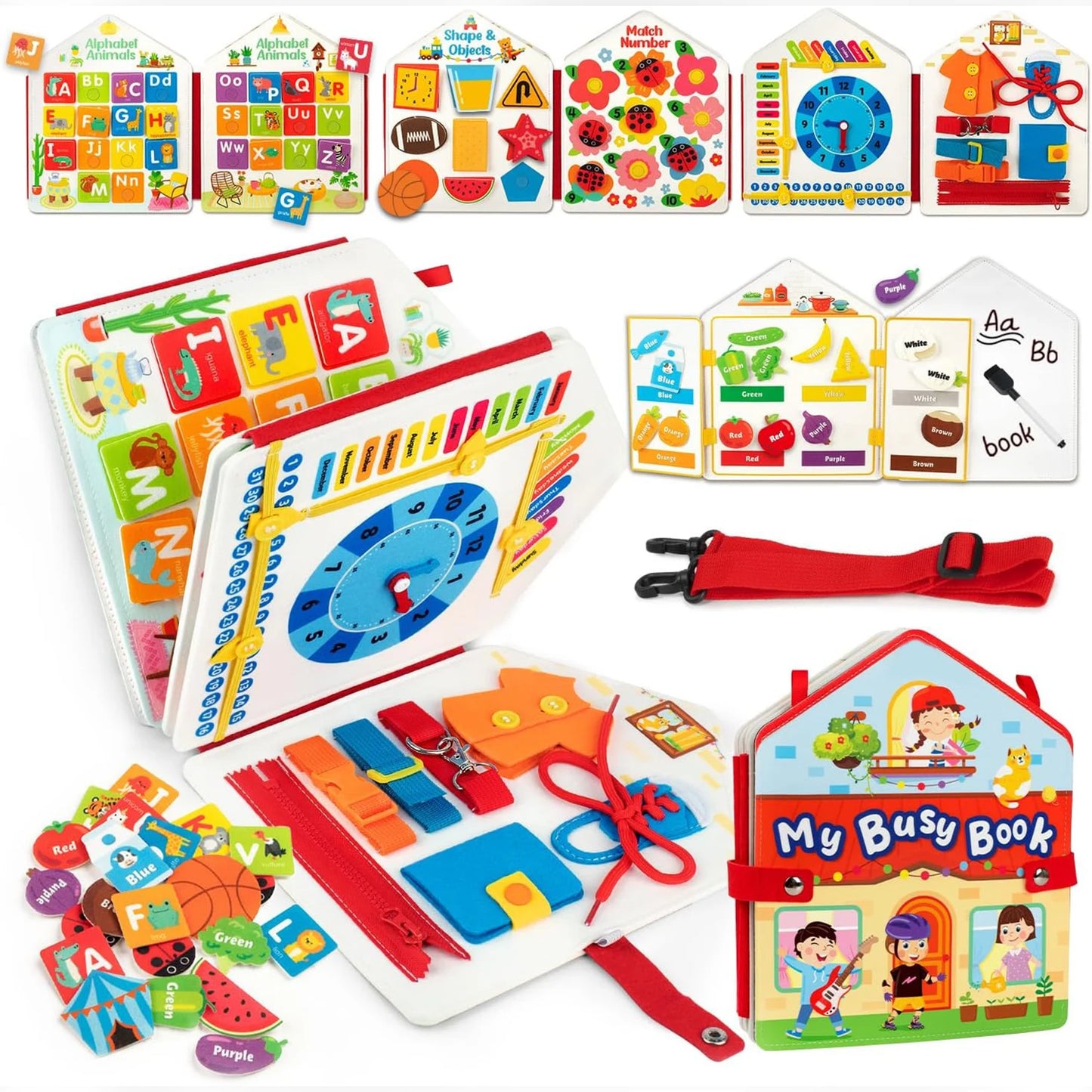 My Busy Book - The Educational Activity Book/Toy